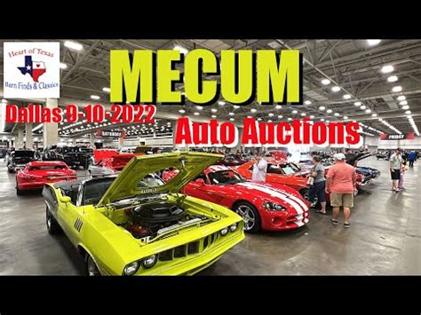 mecum dallas 2023|mecham auction 2023 schedule.